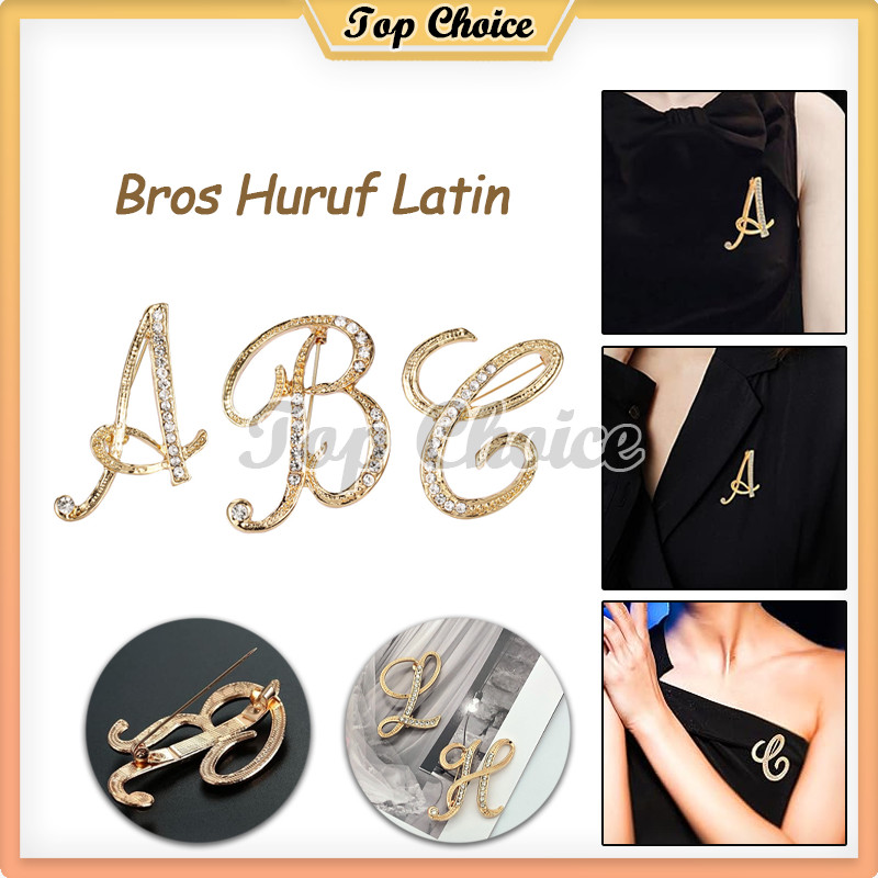 Huruf Latin Bros / Bros Mode Huruf Warna Gold / Bros Jilbab