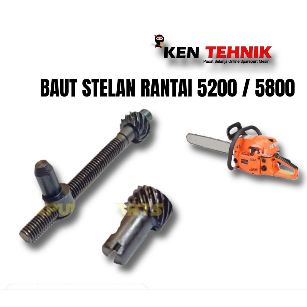Baut Stelan Bar Rantai Mesin ChainSaw 5200/5800