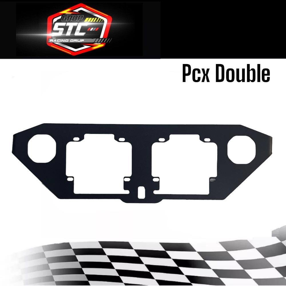 STC_  Breket Dudukan Lampu Biled Projie 2.5 inch Motor Pcx150 Pcx160 Kualitas Terbaik