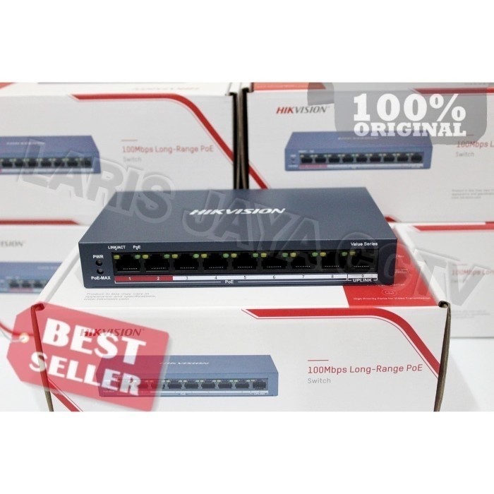 DS-3E1309P-EI HIKVISION SMART MANAGED POE 8 PORT