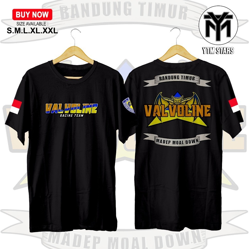 Kaos Valvoline Kaos Brigez Indonesia Terbaru - Baju komunitas Motor Indonesia - Kaos Ormas - Kaos Ke