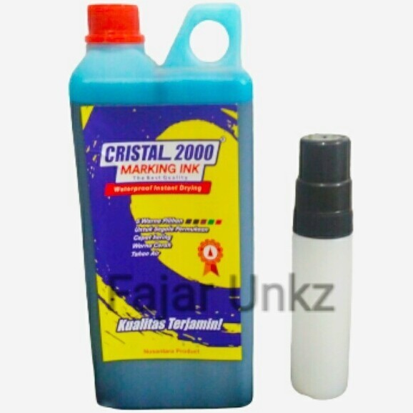 

promo ✨ -Tinta Spidol Permanent Karung Refill Cristal 2000 Kemasan 1 Liter - Hijau