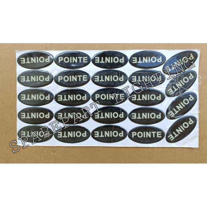 

STICKER KECIL TULISAN POINTE