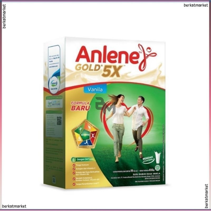 

SUSU HI-CALCIUM DEWASA | ANLENE GOLD 5X ALL VARIANT 620GR