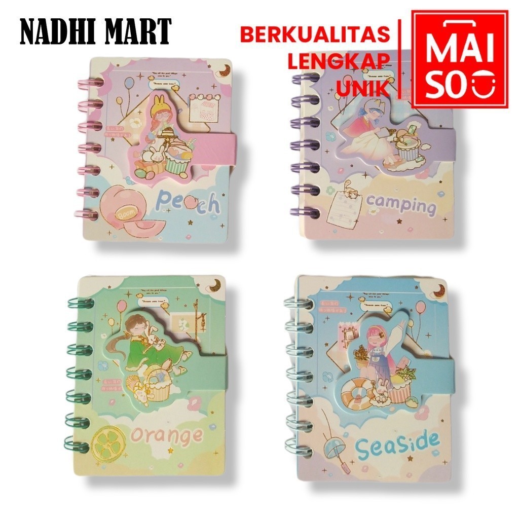 

BUKU NOTEBOOK SPIRAL A6 MEMO SPIRAL XQ821100