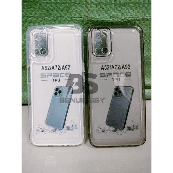 CASE BENING TRANSPARAN SPACE TPU HP OPPO A92/A72/A52 Hitam Bening