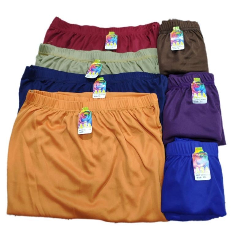 Celana rangkepan pendek polos wanita murah tipis