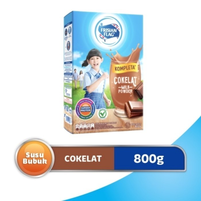 

TERJUAL Frisian flag Kompleta Susu Bubuk Coklat 800 gram