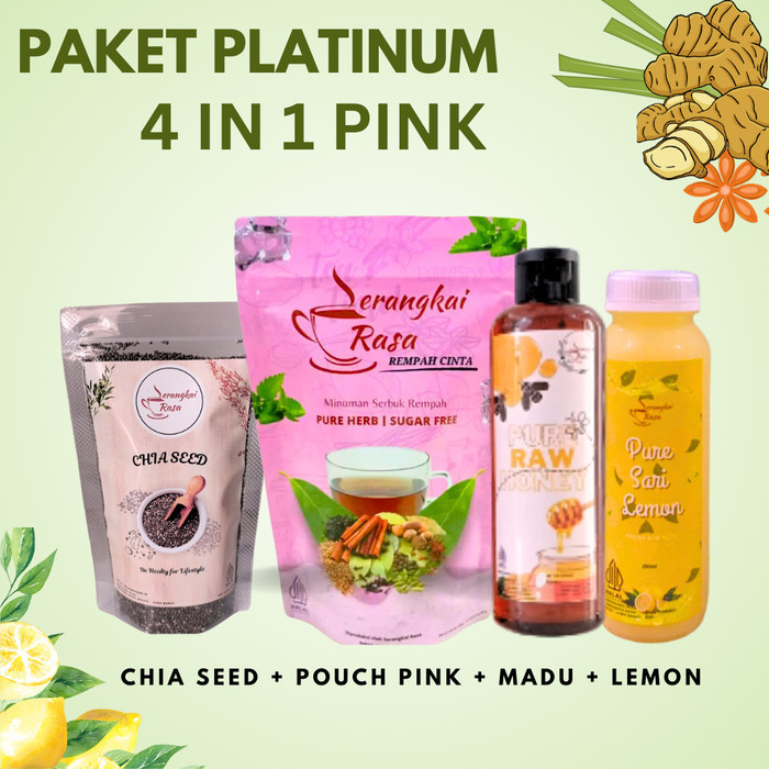 

TERJUAL Paket Platinum 4in1 Serangkai Rasa | Ramuan Rempah | Rempah Cinta - Sehat Rahim