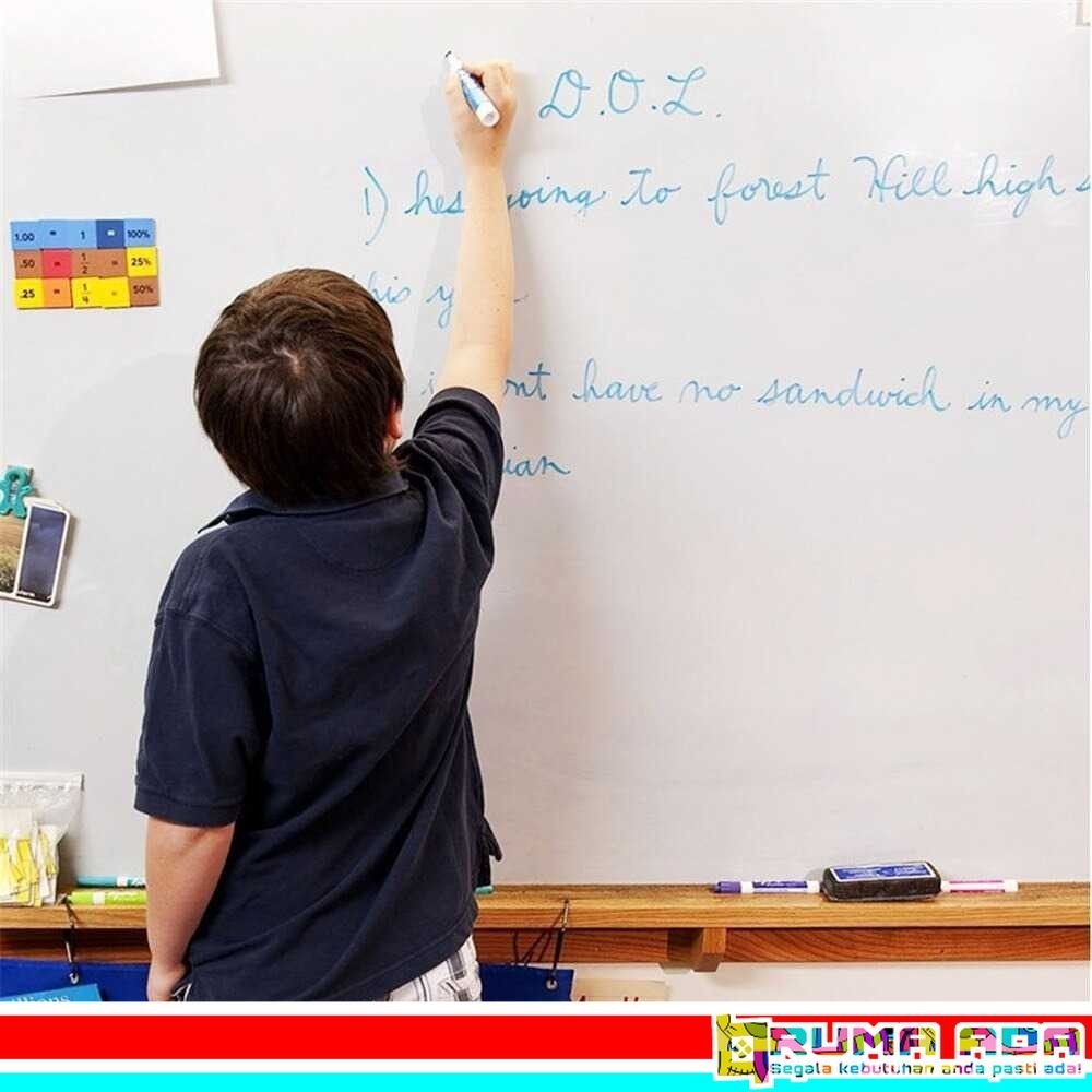 

Stiker Dinding Papan Tulis Whiteboard Flexible 2Mx45cm