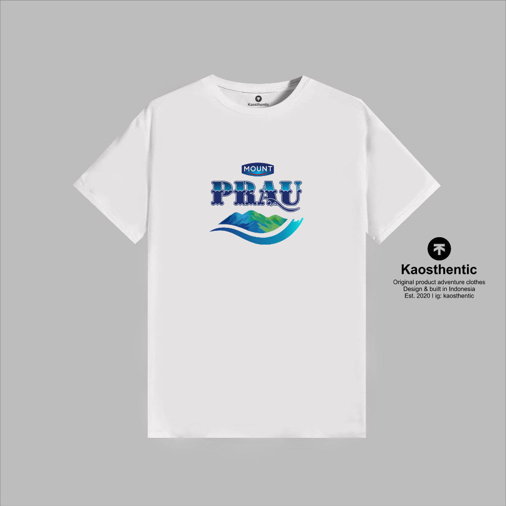 KAOS GUNUNG - T SHIRT PRAU QUA NEW DESIGN - BAJU DISTRO PENDAKI
