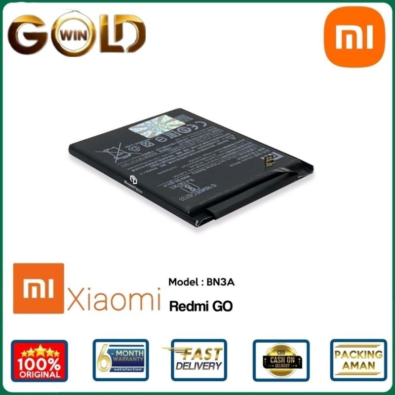 BATRE BATTERY BATERAI XIAOMI GO - XIAOMI REDMI GO - BN3A - ORIGINAL