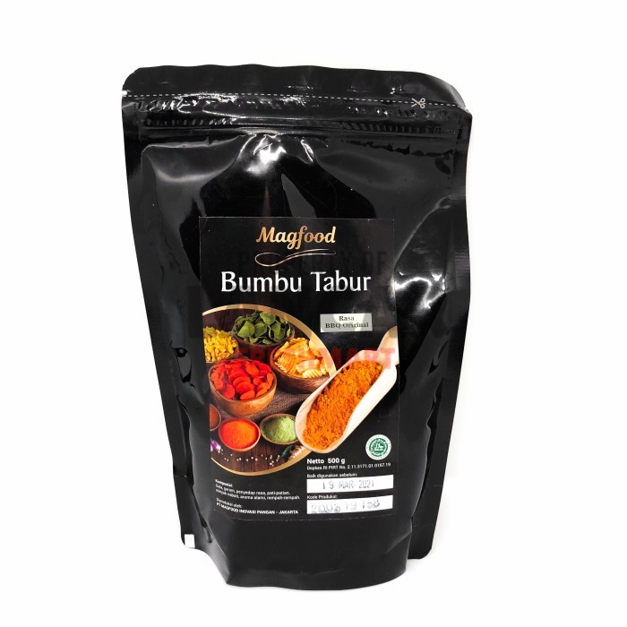

MAGFOOD BUMBU TABUR RASA BBQ ORIGINAL 500GR / BUMBU BARBERQUE 500GR