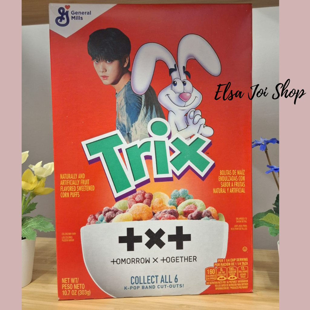 

General Mills Trix Cereal Boxes Tomorrow X Together TXT Soobin Limited Edition - 303 Gr