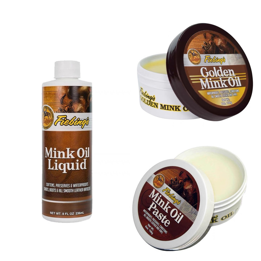Fiebing's Mink Oil Liquid/Paste/Golden Mink Oil Leather Conditioner