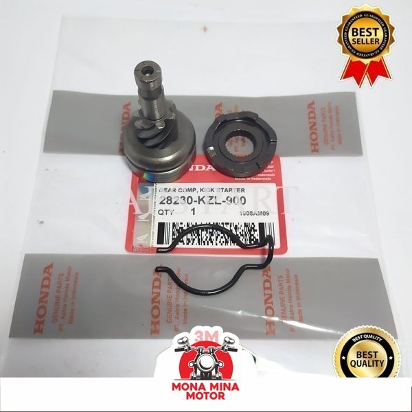 Gear Gigi Pinion Kick Stater Assy Honda Beat Fi Scoopy FI KZL Kualitas Ori