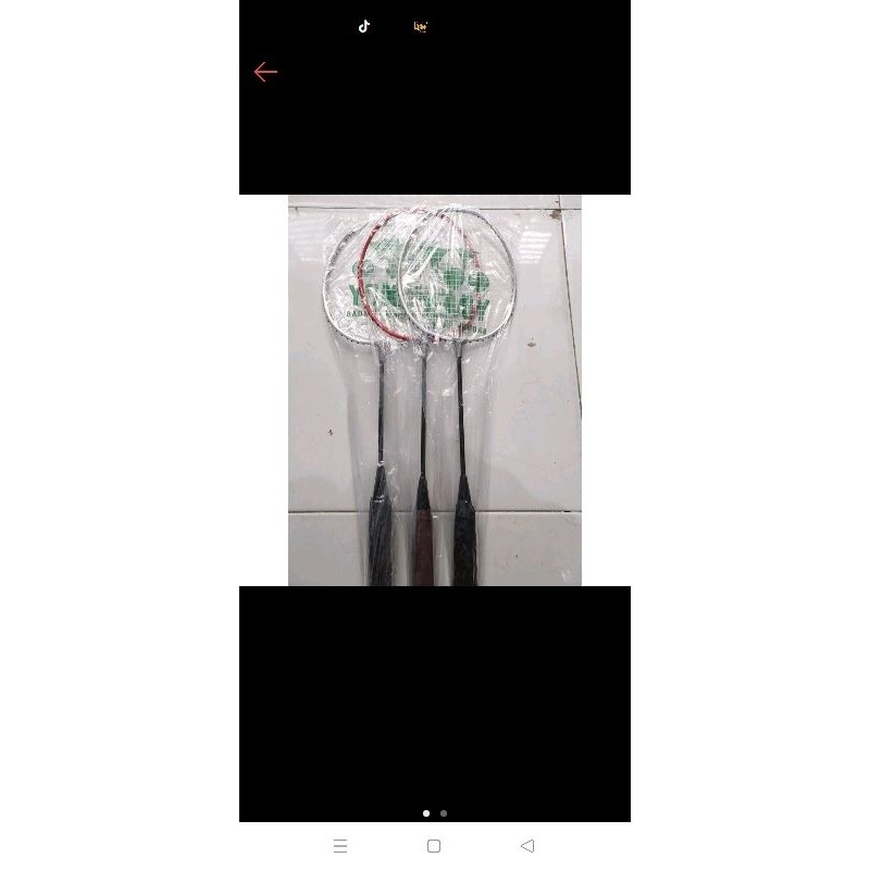 Obral raket murah badminton