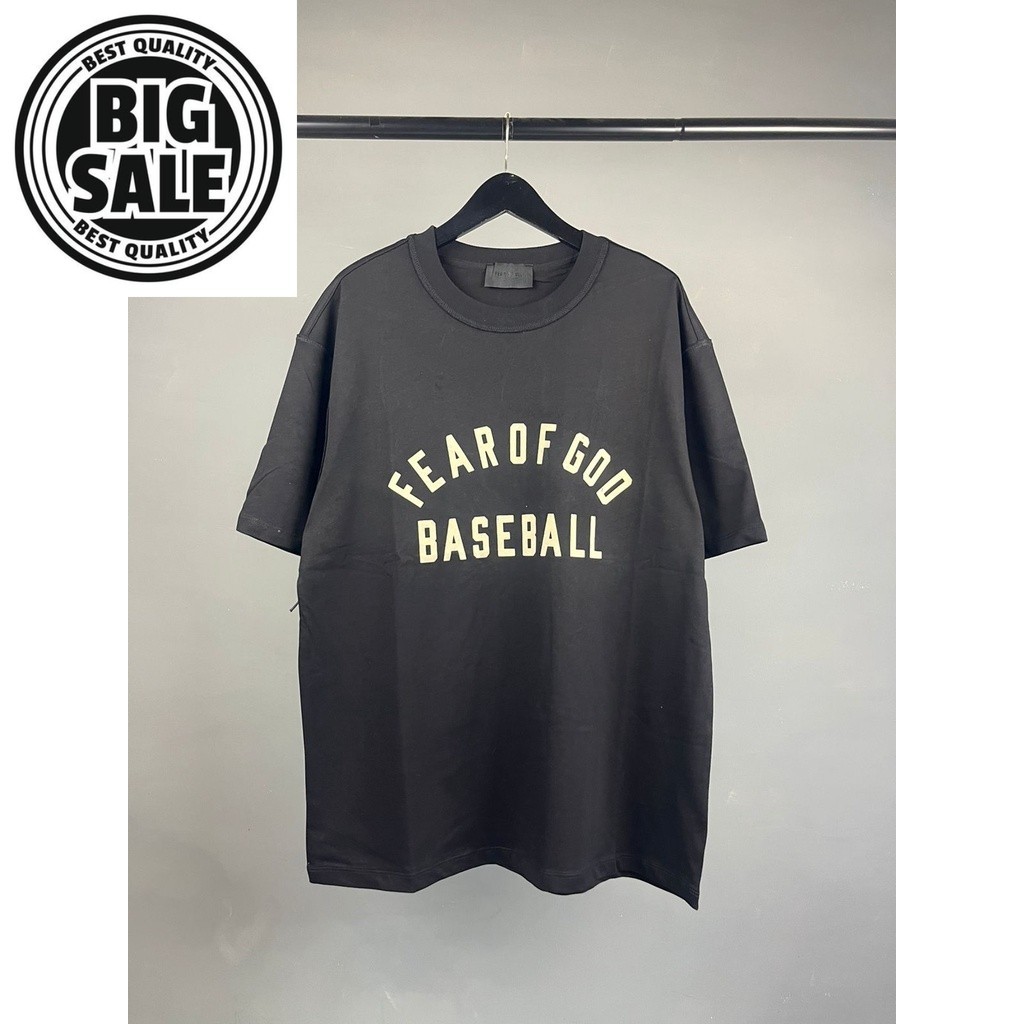 Promo Extra - BAJU KAOS FEAR OF GOD BASEBALL OVERSIZE TSHIRT UNISEX S-XL