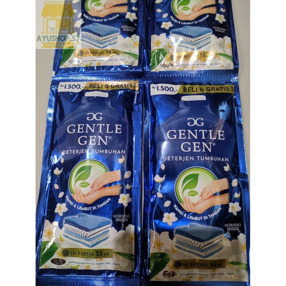 

Gentle Gen detergent Cair [1 Renceng] - Biru - AYUSHOP57