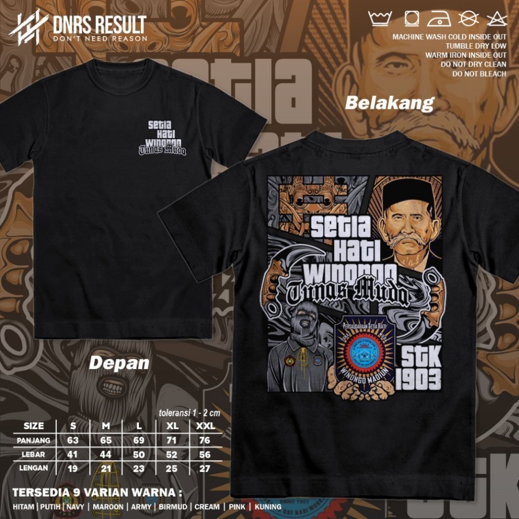 DNRS Kaos PSHW Winongo Eyang Suro Series GTA - Baju Pencak Silat SH Setia Hati Winongo STK 1903 - A4
