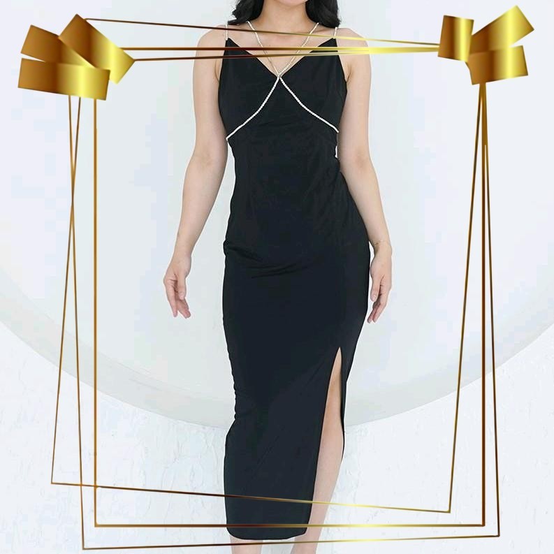 Diadema Jeweled Dress - Gaun Formal Wanita Panjang [BM21-DIAMANTE】