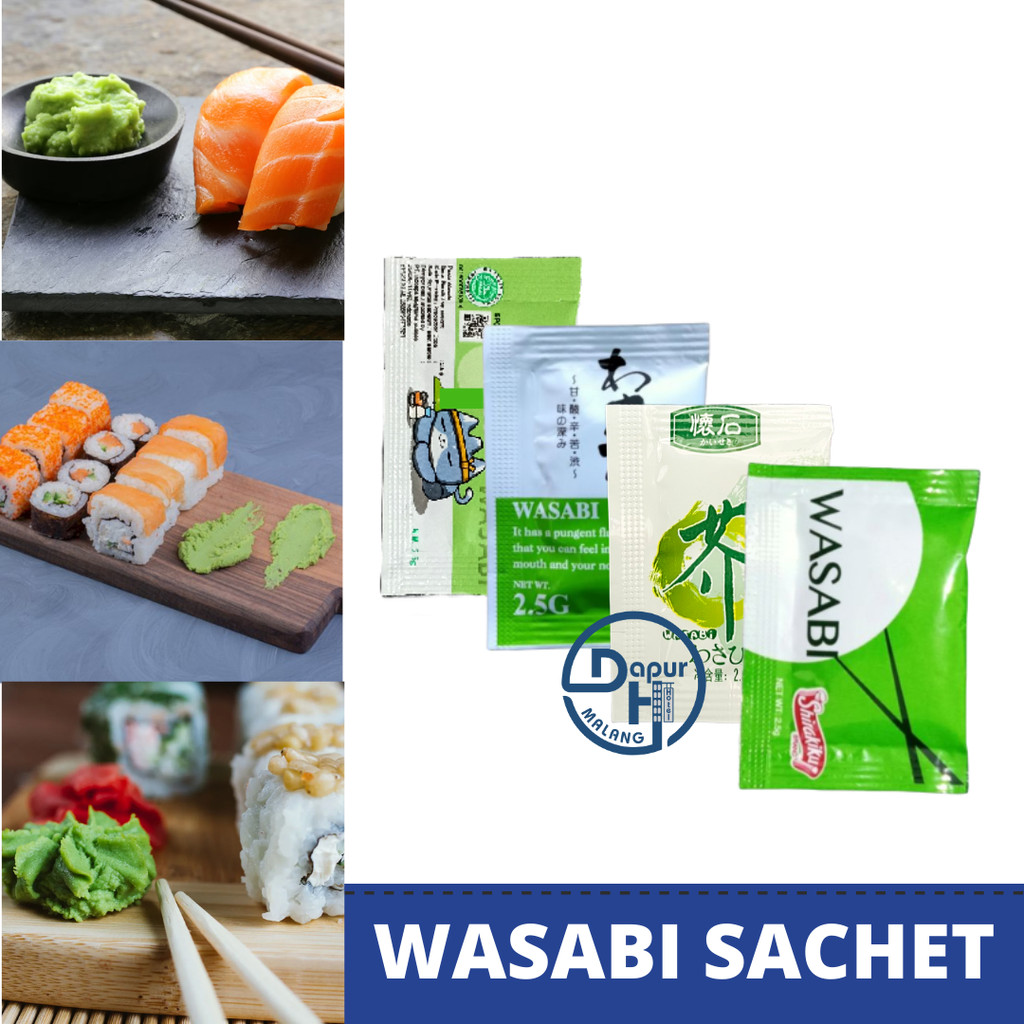 

Wasabi Paste Sachet 2,5 g | Sushi Wasabi--MLG