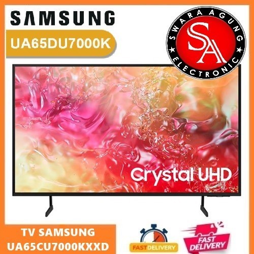 Led UHD 4K Smart TV 65 Inch Samsung Type : 65DU7000 - Crystal UHD (MEDAN)