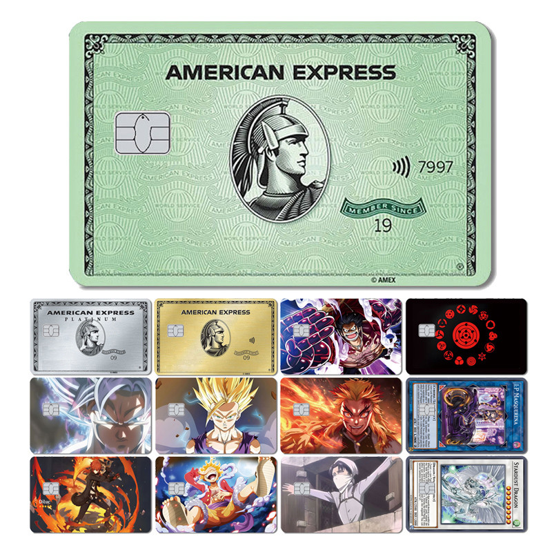 

Super Cool Cartoon Game Anime No Fade Small Chip Credit Card Sticker Cover Case Film Skin High Quality