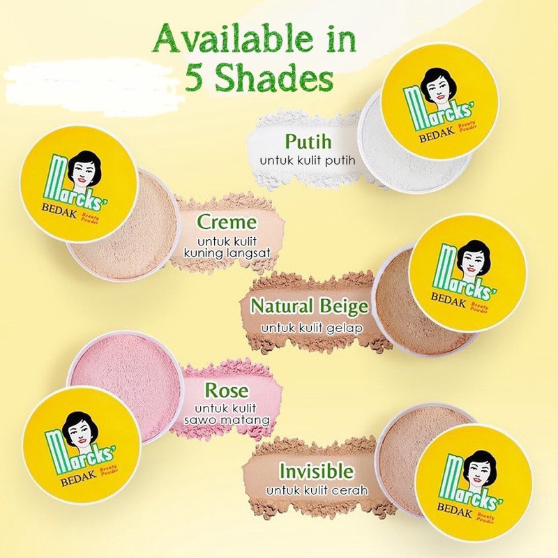 MARCKS BEDAK TABUR CLASSIC 40GR - RF KOSMETIK KENDARI