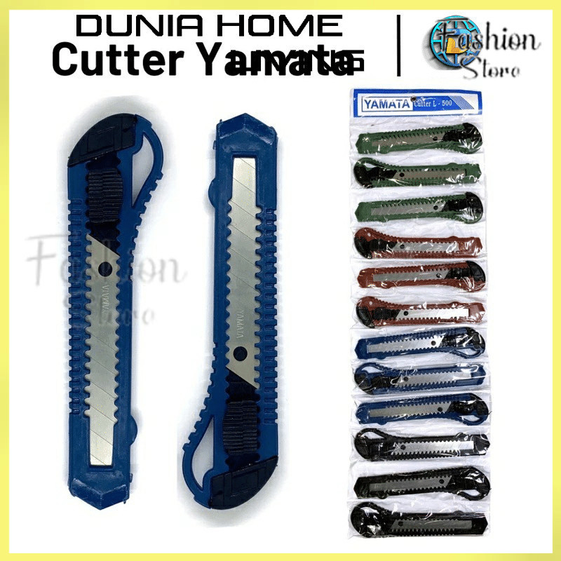 

FS1 Pisau Cutter Yamata Jenia Piso Kater Cuter Pemotong Dus ATK DLL - Pisau Ukir & Cutter