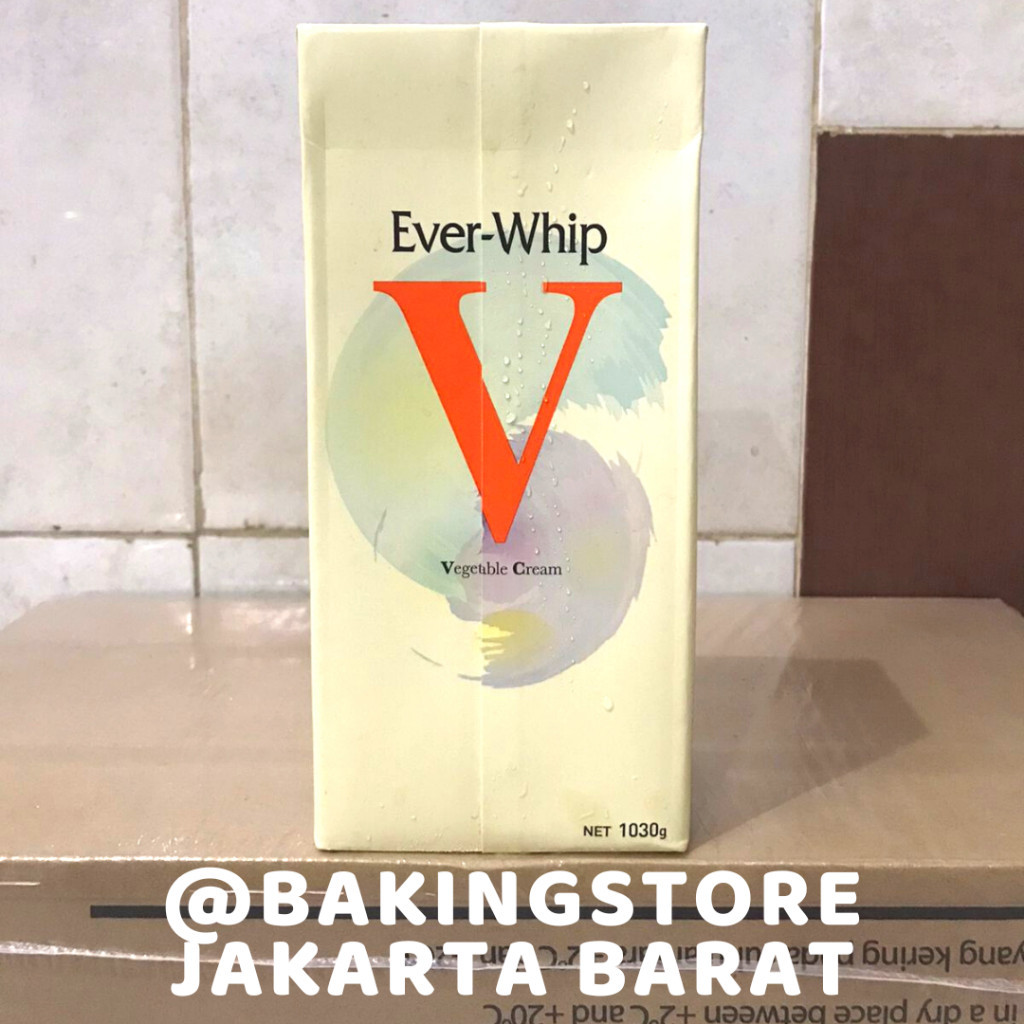 

RB EverWhip V Rasa Vanilla 1kg Non Dairy Whipping Cream Ever Whip Korean