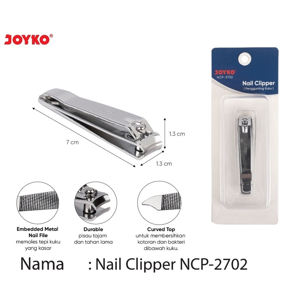

joyko nail clipper/gunting kuku NCP2702