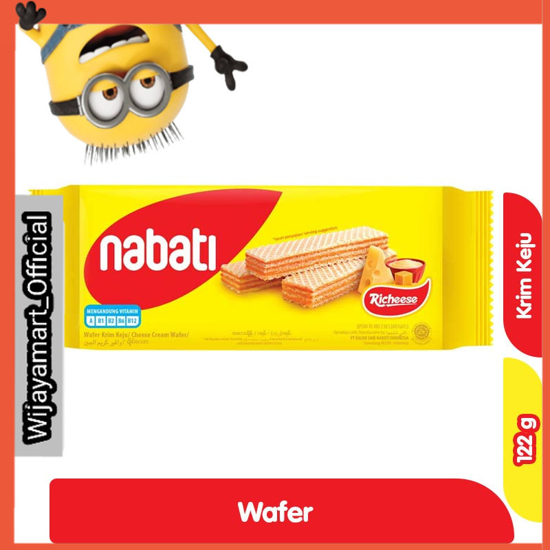 

nabati Richeese Wafer Krim Keju 122 g