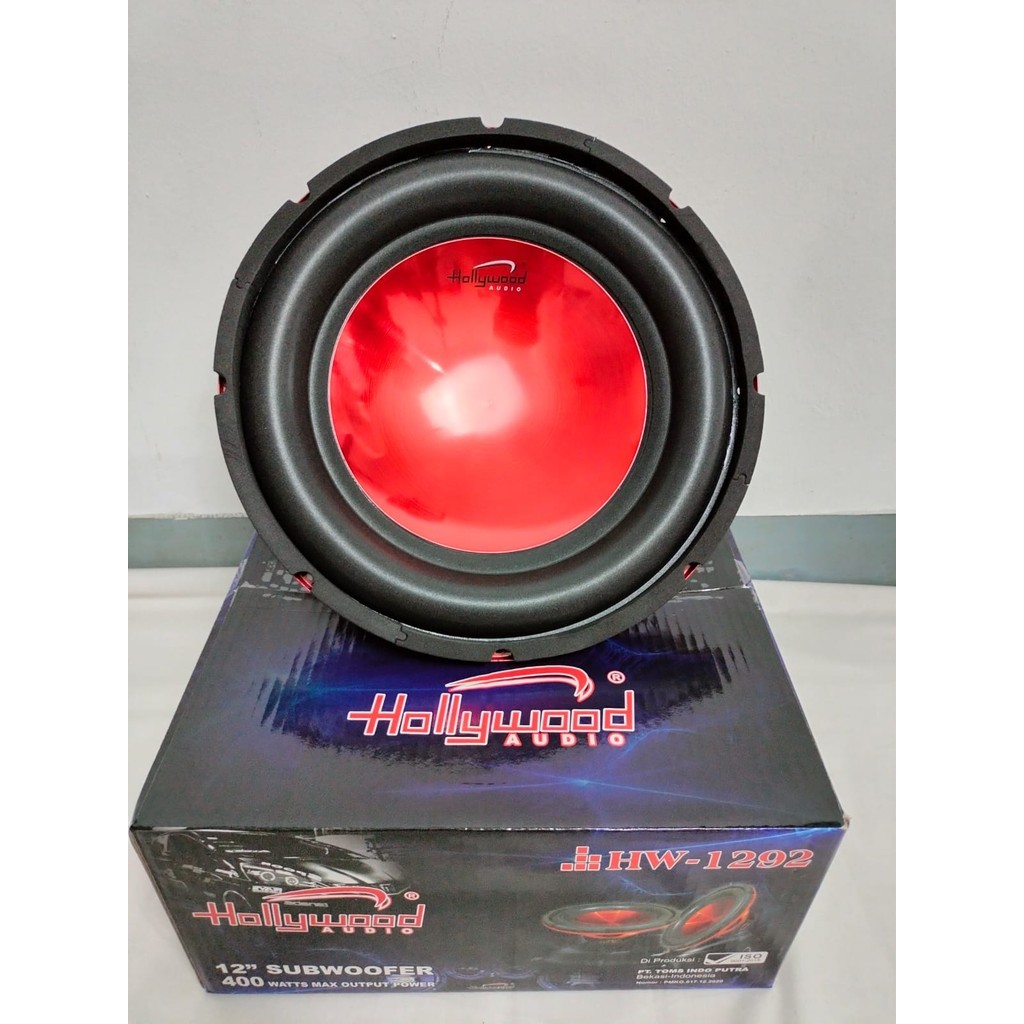 Subwoofer Pasif Hollywood 12 inch HW 1292 - Subwoofer Mobil 12" HW-1292 400 Watt