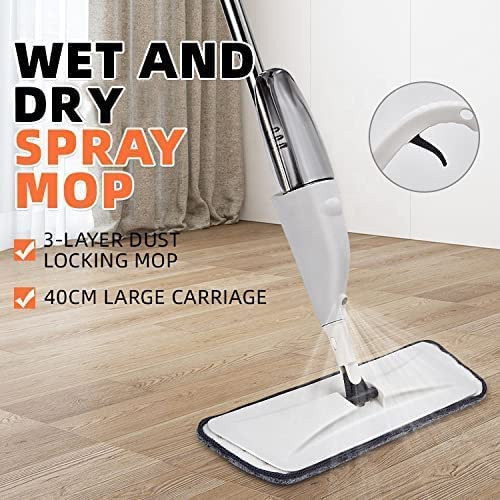 

Spray Mop Alat Pel Pembersih Lantai Semprot Praktis Hemat Air Sapu Basah Kering