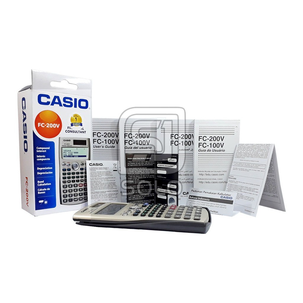 

Kalkulator Casio FC-200V Scientific Calculator FC 200 V Financial ORI