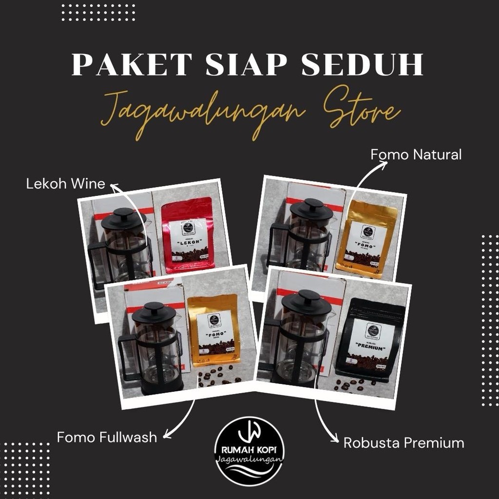 

Paket Hemat Ngopi Jagawalungan + French Press