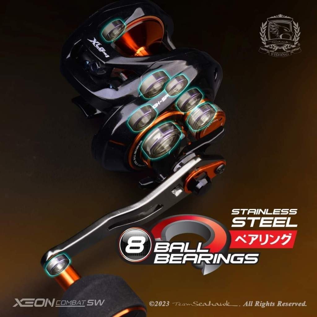 SEAHAWK Reel Baitcasting Xeon Combat SW 103HSL