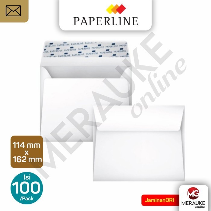 

HJK Amplop Paperline Putih Polos 110 PPS 80gsm