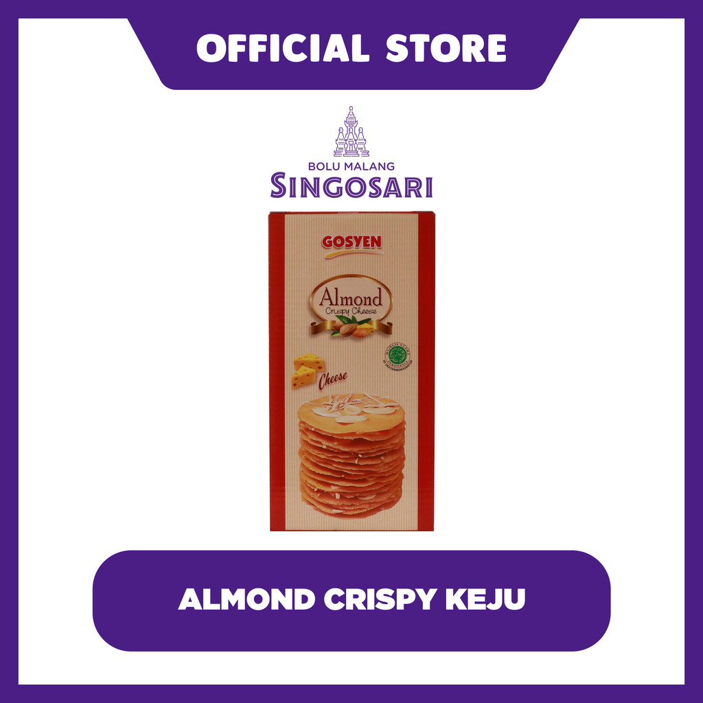 

Almond Crispy Keju - 130gr