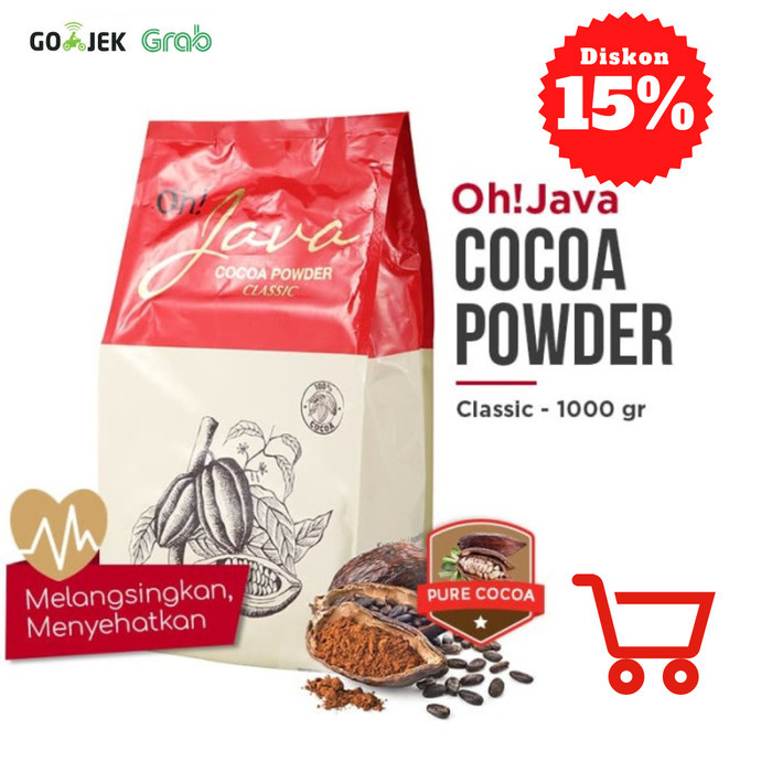 

JAVA Cocoa Powder Classic Flavor 1000g| ASLI (Bukan Repack)
