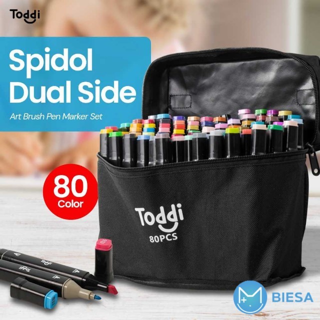 

Spidol Dual Side Fine Art Brush Pen Art Marker Set 80 Color - HL270: Berkualitas, Praktis, dan Terjangkau untuk Kreativitas Anda