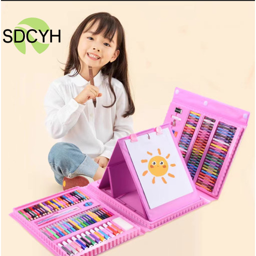 

spesial edition SDCYH Crayon Anak 208pcs / Set Alat Mewarnai 10,10