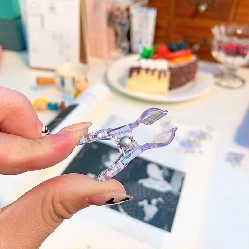 VT - Jepitan Kertas Plastik Transparan Paper Clip Bening Klip Penjepit STY7020