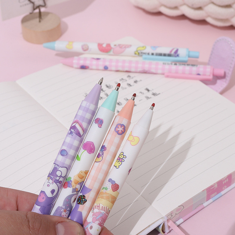 

[ CRATK ]PEN 1 SET ISI 6 PCS MOTIF DAN KAWAII / ADORABLE MOTIF AND PEN SET