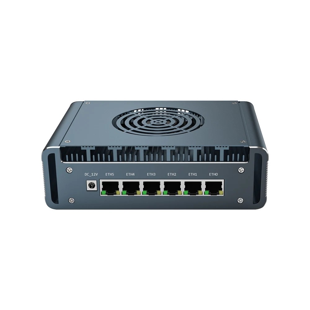 6x2.5G Firewall Router Intel i7 1365U 1265U i5 1245U i3 1215U i226-V Mini PC DDR5 NVMe RJ45 COM Indu