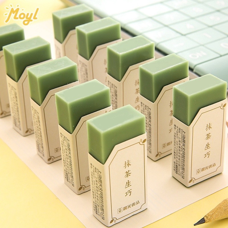 

1PC Chenguang AXPN0751 Matcha Makes Perfect 4B Eraser Matcha Makes Green Like Skin Eraser Office Stationery Tools
