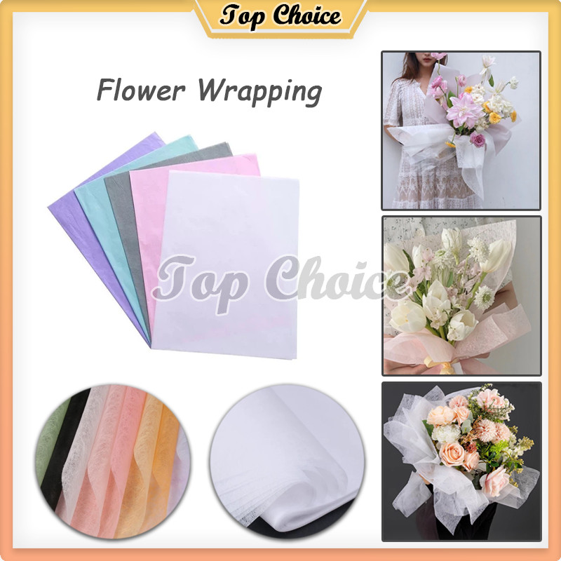 

Tissue Non Woven Flower Wrapping / Pembungkus Bunga / Kertas Tissue Flower Wrapping