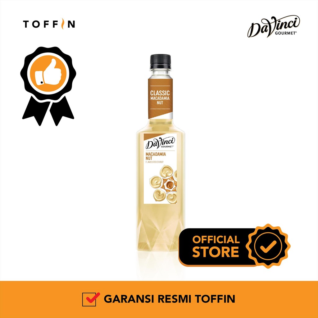 

Davinci Syrup Macadamia Nut 750 ml - Sirup Rasa Kacang Macadamia