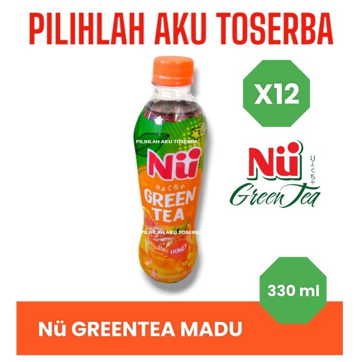 

NU Green Tea HONEY MADU 330 ml - ( HARGA 12 botol )